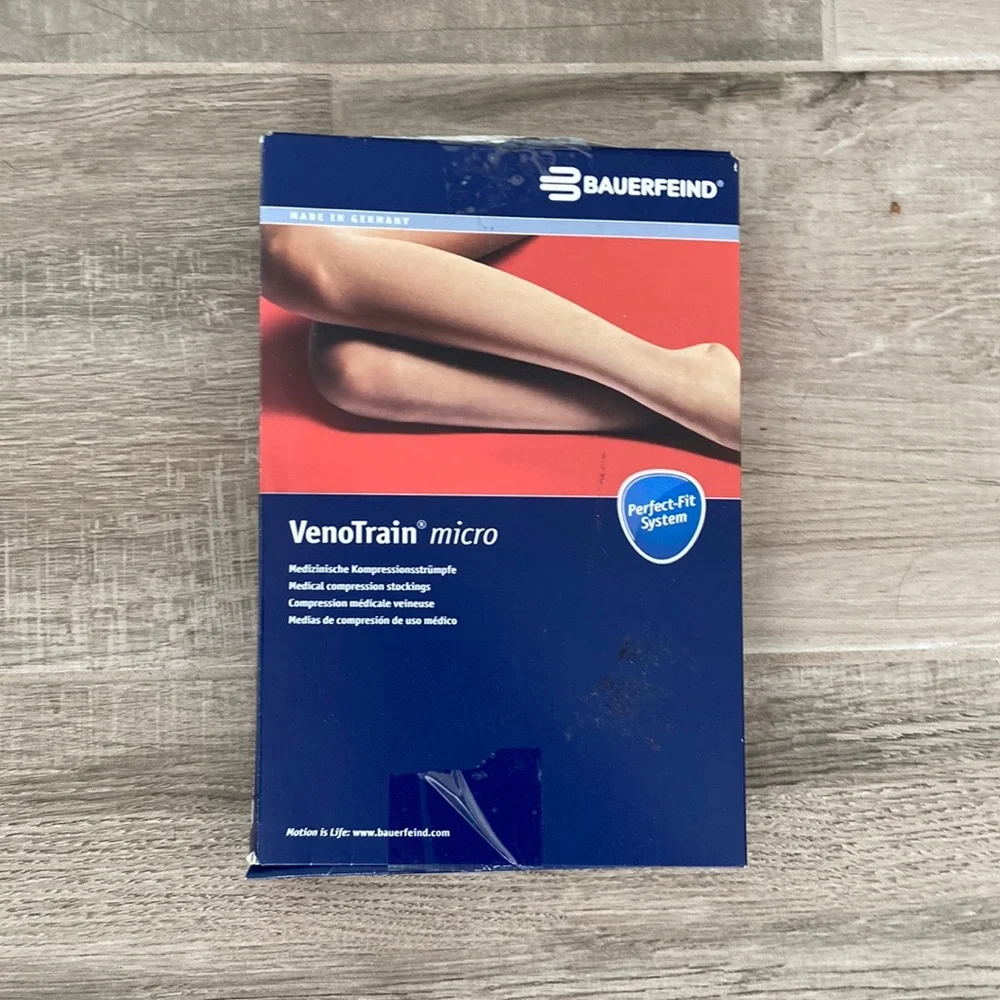 NWT Bauerfeind XL Plus Short Caramel VenoTrain AG Ccl1 compression hose